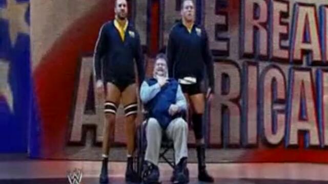 Zeb Colter в инвалидна количка ( и за малко да стане инцидент ) смешен момент - Smackdown 17114 vs