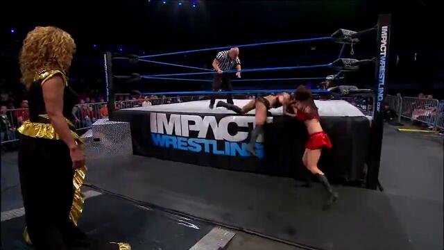 Tna Impact Wrestling : Gail Kim vs Madison Rayne For The Knockouts Title(16.01.2014)