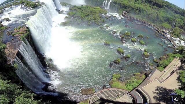 10-те най-забележителни места на Земята - Водопадите на р. Игуасу - Реката с най-много водопади в света