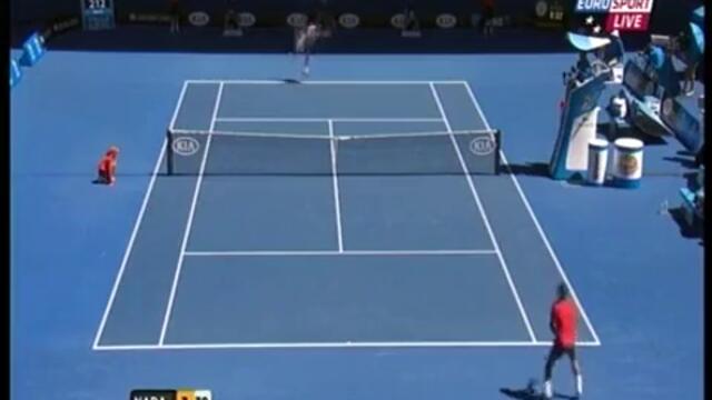 Григор Димитров отпадна след маратонски дуел с Рафаел Надал