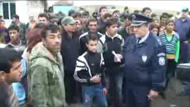 Цигани се бият с багер