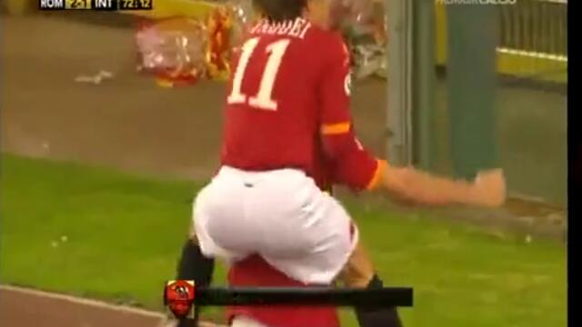 Луд Коментатор Carlo Zampa Roma-Inter 2-1