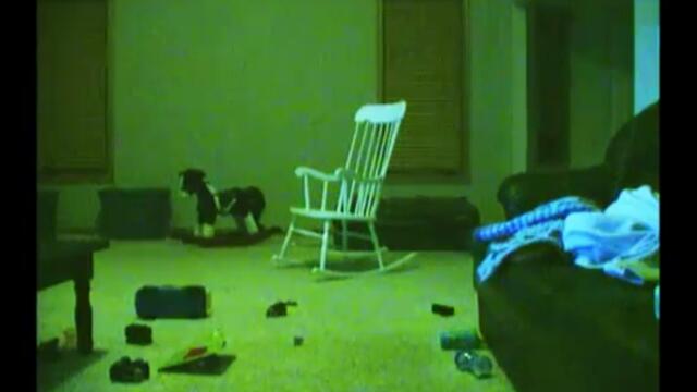 Страшно видео... люлеещ се стол