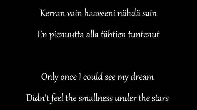 NIGHTWISH - Kuolema Tekee Taiteilijan [Lyrics]