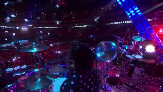 Bastille and Rudimental perform 'Pompeii-Waiting All Night' - BRIT Awards 2014