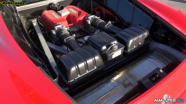 Ferrari 360 Modena F1 stock exhaust