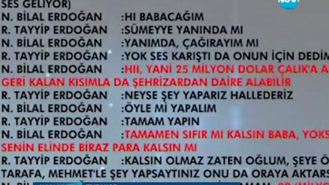 Скандални записи предизвикаха политическа криза в Турция