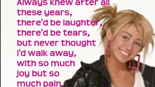 Hannah Montana Forever - I'll Always Remmember you