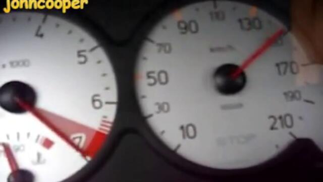 Ускорение! Peugeot 206