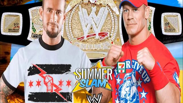 Wwe Summerslam 2011 Cm Punk vs. John Cena (wwe Championship Match)