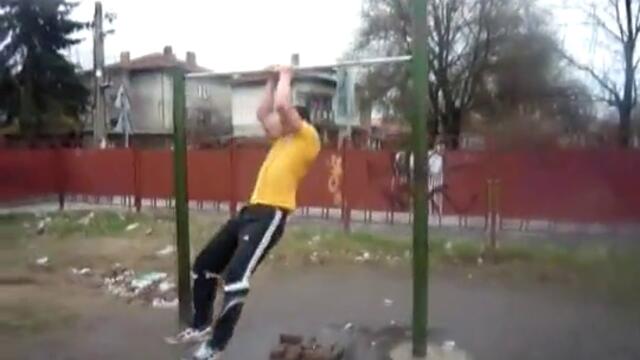 Street Fitness in BG малка тренировка