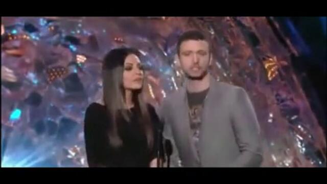 Мацка хваща Justin Timberlake за оная му работа - Mtv Awards 2011
