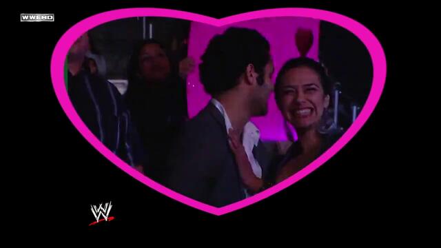 WWE Raw 02_14_11 Great Khali 's Kiss Kam Valentine's Day Edition