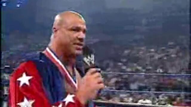 WWE - 2003 Smackdown - Kurt Angle vs John Cena - Rap Challenge