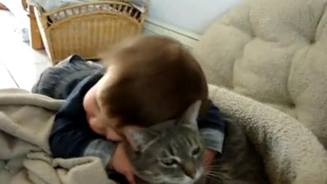 Коте и бебе - Любов