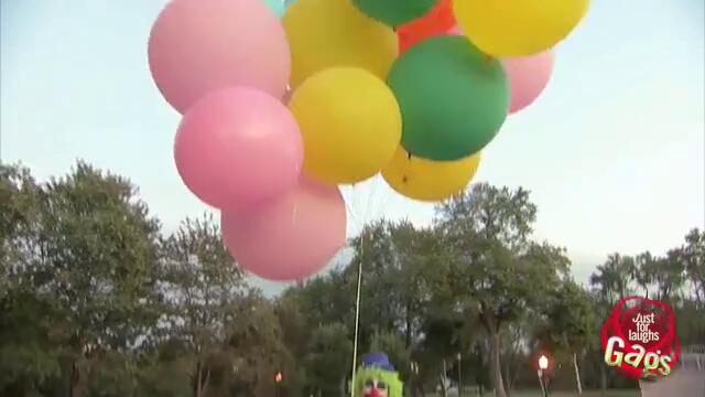 Летящо куче - Скрита камера ( смях )