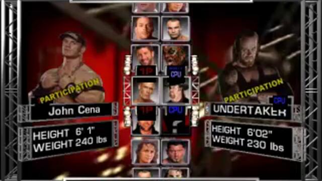 WWE 2007 #1 John Cena vs Undertaker