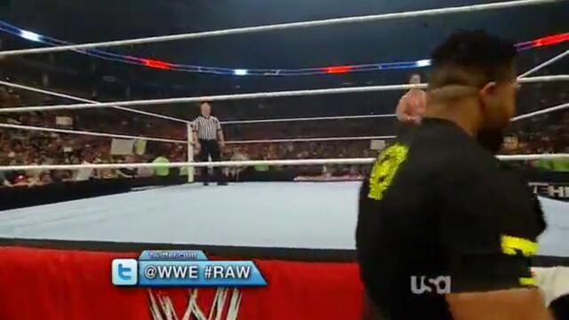 John Cena vs Otunga &amp; McGillicutty (Handicap Match)