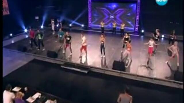 Яко денс,Второто изпитание - групи X - Factor България