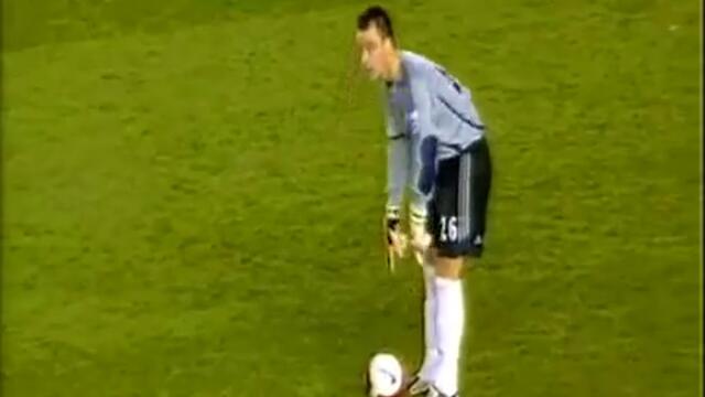 John Terry като вратар !