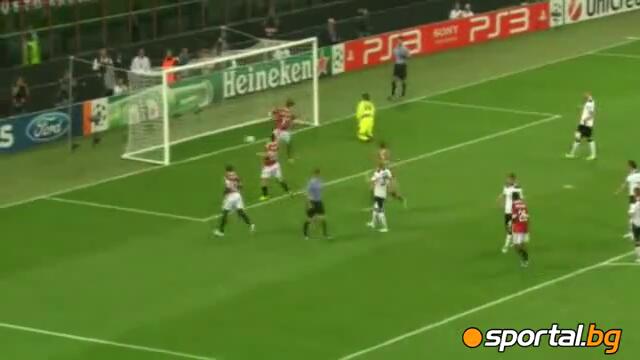 Милан 2:0 Виктория Пилзен 28.09.2011г.