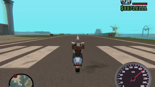 Каране на задна гума - GTA San Andreas