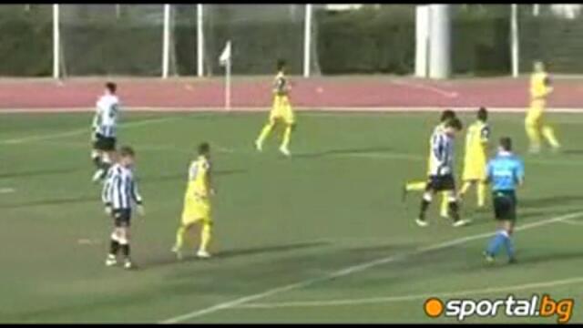 Радослав Кирилов с чудесен гол срещу Удинезе в Примаверата