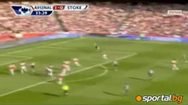 Арсенал се завърнаха! Арсенал - Стоук Сити 3:1