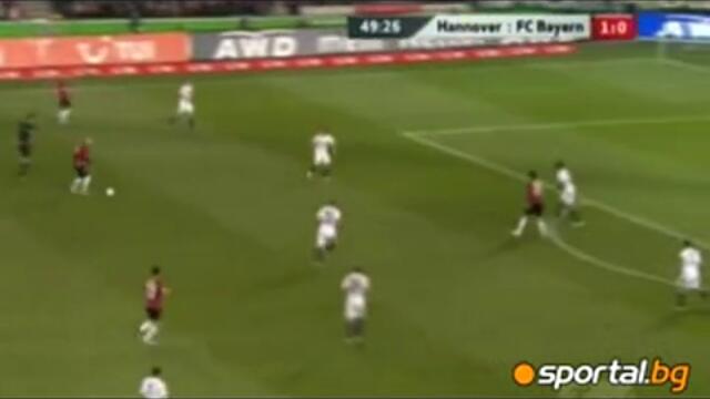 Край на победната серия и един допуснат гол! Хановер `96 - Байерн (Мюнхен) 2:1