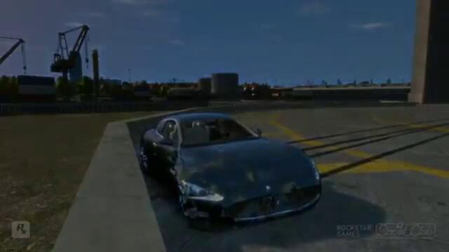 GTA 4 IV MASERATI GRANTURISMO CRASH TESTING HD