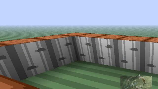 Пистън осветление на Minecraft