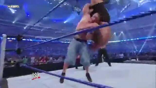 John Cena Fu on Big Show and Edge