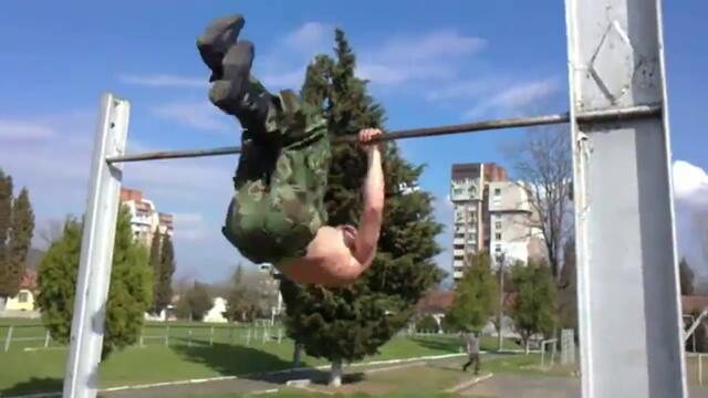 Street fitness - Български войник