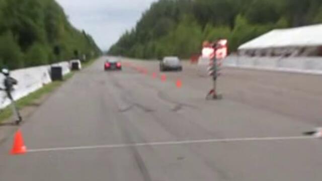 Тези руснаци и колите им са яки Porsche 911 turbo vs Nissan Gt-r