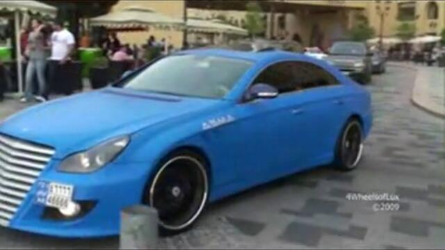 Matte Blue Mercedes Benz CLS55 AMG ASMA Drive Bys
