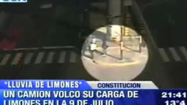 Tir s limoni se obryshta