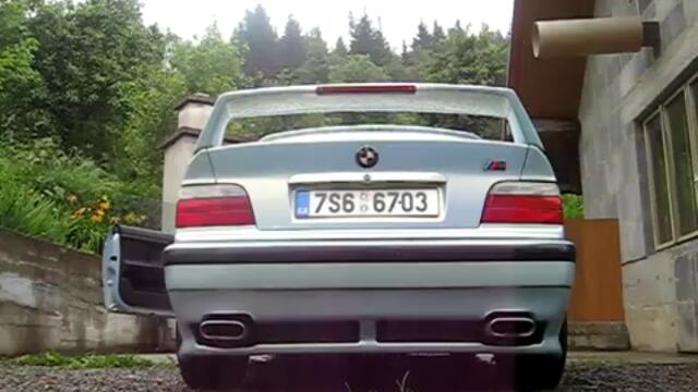BMW E36 340i V8 sound exhaust