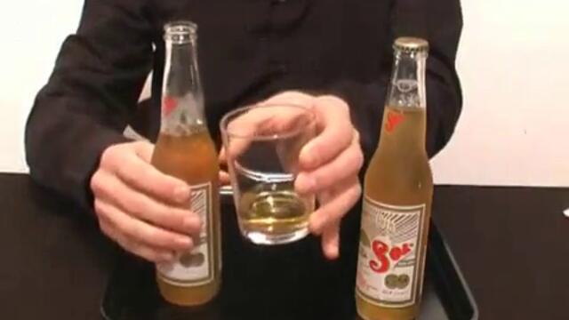 Замразяване на бира с едно почукване