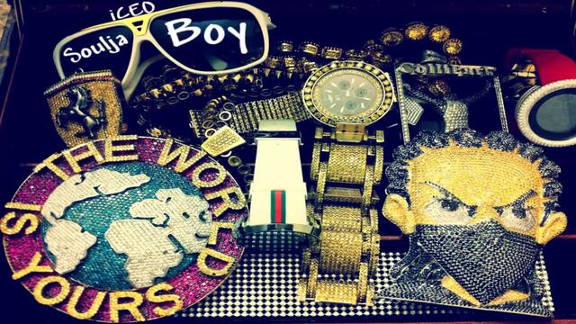 Soulja Boy's Jewelry _ Louis Vuitton Case