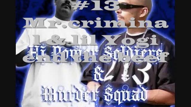 My top 13 Mr.criminal songs