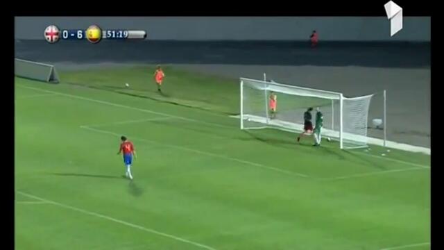 Автогол от 20м. с петичка!!!не сте виждали друг такъв