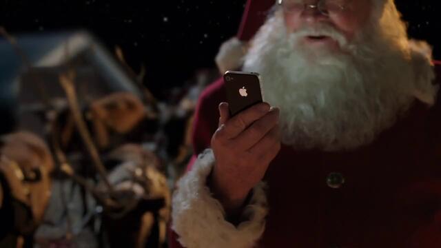 Apple - iPhone 4S - TV Ad - Santa