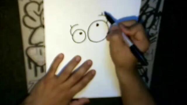 How to draw a spraycan (crazy character)