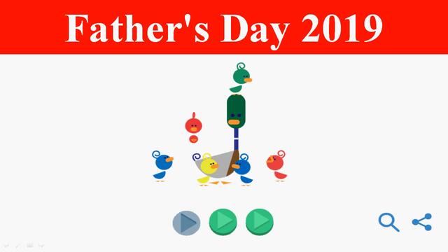 Father's Day 2019 (Multiple Countries) Google Doodle Father's Day 2019