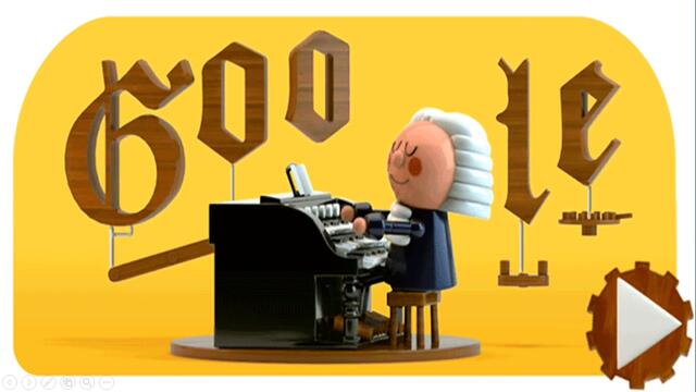 Today we celebrate Johann Sebastian Bach Google Doodle