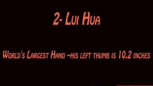 10-те най-екстремни части на тялото в света