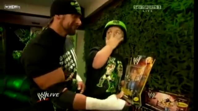 Hornswoggle Attacks Santino Marella