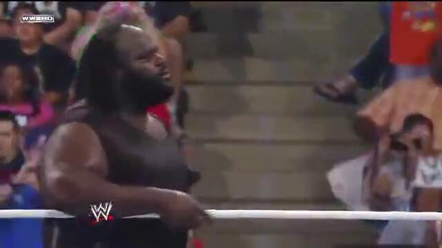 Kane vs Mark Henry (Arm Wrestling Match) 6_20_2011