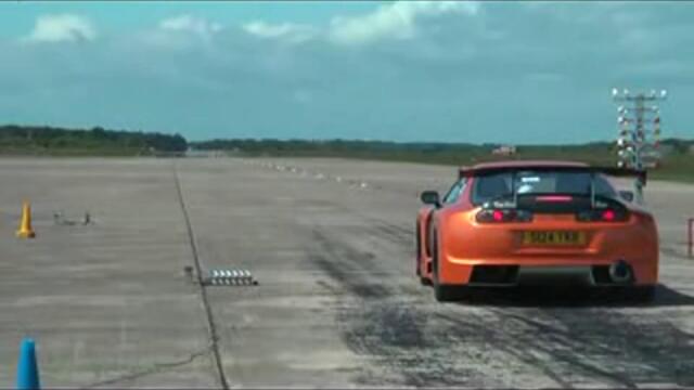 Widebody Toyota Supra @ TOTB Scooby Shoot Out 2011 on the quarter mile