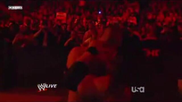 WWE Monday Night RAW 2012.01.02 John Cena &amp; Zack Ryder Vs New Kane